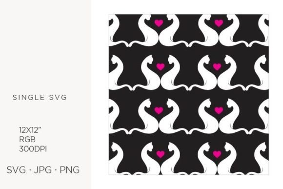 Abstract Cat Pattern: A Versatile Digital Asset for Modern Design