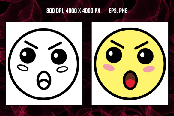 Angry Icons: Emotions Face Cartoon Cute – A Complete Guide to High-Resolution Vector Design Elements
