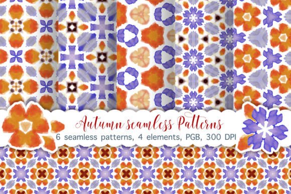 Autumn Seamless Patterns: A Boho Collection