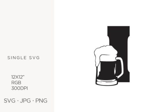 Big Glass of Beer, Letter I: A Versatile Digital Asset for Creative Projects