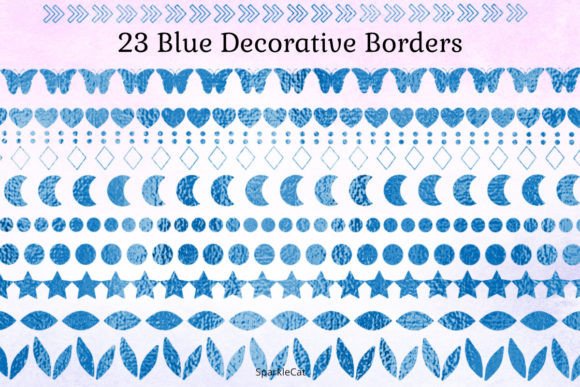 Blue Foil Borders: Elevate Your Designs