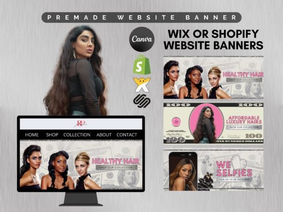 Elevate Your Online Store with Professional Grey Dollar Shopify Website Banner Templates