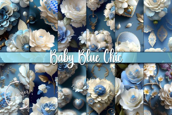 Evaluating Baby Blue Roses Floral Seamless Patterns for Professional and Personal Design Projects