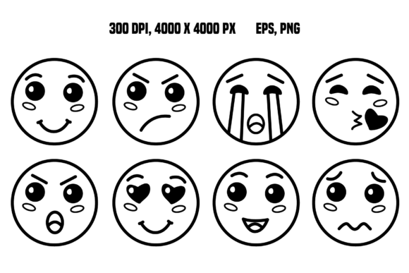 Set of Cute Smiles: Vector Assets for Design