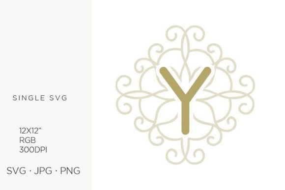 The Artistic Versatility of the Letter Y Swirl Ornamental Monogram in Modern Design